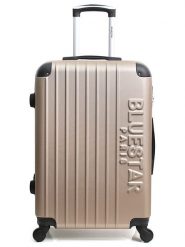 BlueStar Walizka "Bucarest" w kolorze kremowym - 48 x 69 x 28 cm rozmiar: onesize. Brązowe walizki Bluestar, bez wzorów, z materiału. Za 295.99 zł.