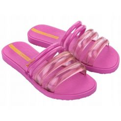 Klapki dla kobiet Ipanema PUFFER TIRAS FEM. Niebieskie klapki damskie Ipanema, bez wzorów, bez obcasa, bez zapięcia. Za 89.99 zł.