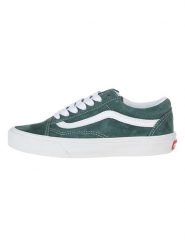 Vans Skórzane sneakersy w kolorze zielonym rozmiar: 36. Zielone obuwie sportowe damskie Vans, ze skóry, bez zapięcia. Za 171.28 zł.