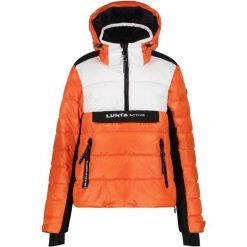 Kurtka Narciarska Damska Luhta Kumputunturi. Białe kurtki damskie Luhta, na zimę, s, bez wzorów, bez kaptura. W wyprzedaży za 799.20 zł.
