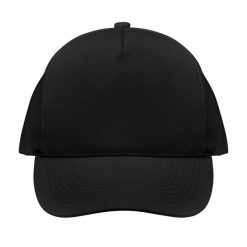 Czapka baseballowa 5-panelowa Sol's Seoul. Czarne czapki z daszkiem damskie SOL'S, bez wzorów. Za 30.00 zł.