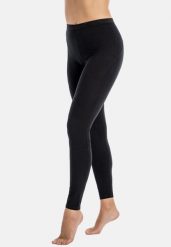 Legginsy do biegania damskie Teyli Konni. Czarne legginsy damskie Teyli, s, bez wzorów, z bawełny, z obniżonym stanem, do biegania. Za 149.95 zł.