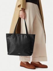 Lasocki Torebka CEO-LSK-L-003-10 Czarny. Czarne shopper bag Lasocki, bez wzorów, ze skóry, bez dodatków. Za 179.99 zł.