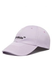 Off-White Czapka z daszkiem OWLB026F22FAB0033610 Fioletowy. Fioletowe czapki z daszkiem damskie OFF-WHITE, bez wzorów, z bawełny. Za 519.99 zł.