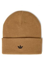 Adidas Originals Czapka Kobiety Sztuczne włókno beżowy, S/M. Brązowe czapki damskie Adidas Originals, bez wzorów, z dzianiny. Za 79.95 zł.