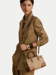 LAUREN RALPH LAUREN Torebka 431P18429002 Beżowy. Brązowe torebki klasyczne damskie Lauren Ralph Lauren, z materiału, bez dodatków. Za 1,499.00 zł.