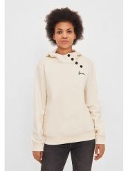 Bench Bluza w kolorze kremowym rozmiar: 38. Brązowe bluzy damskie Bench, bez wzorów, z kapturem. Za 130.81 zł.