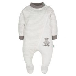 G-Mini Śpioszki Chłopięce Hipopotam, 80, Beżowe/Brązowe. Brązowe śpiochy niemowlęce G-Mini, z bawełny. Za 55.00 zł.