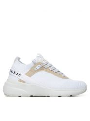 Guess Sneakersy FLJMLD FAB12 Biały. Białe obuwie sportowe damskie Guess, z materiału, bez zapięcia. Za 419.99 zł.