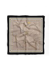 Lucky Bees Chusta w kolorze beżowo-złotym - 55 x 55 cm rozmiar: onesize. Brązowe chusty damskie Lucky Bees, bez wzorów, z materiału. Za 78.66 zł.