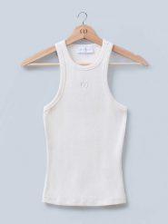 LeGer Top "Dena" w kolorze białym rozmiar: 42. Białe koszulki sportowe damskie LeGer, bez wzorów, bez ramiączek. Za 113.63 zł.