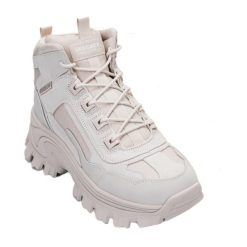 Skechers Buty Damskie Trekkingowe Beżowe Blox - Block Gawkers 36,5 EU. Brązowe obuwie trekkingowe damskie Skechers, bez zapięcia. Za 327.99 zł.