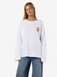 Noisy may Koszulka "Noisy may" w kolorze biało-czerwonym rozmiar: XL. Białe bluzki damskie Noisy may, xl, bez wzorów, z bawełny, bez kołnierzyka, bez ramiączek. Za 78.28 zł.