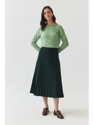 TATUUM Spódnica w kolorze ciemnozielonym rozmiar: L. Zielone spódnice damskie TATUUM, l, bez wzorów, midi. Za 127.05 zł.