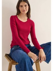 Cecil Koszulka w kolorze czerwonym rozmiar: L. Czerwone koszulki damskie Cecil, l, bez wzorów, z bawełny, bez kołnierzyka, bez ramiączek. Za 78.84 zł.