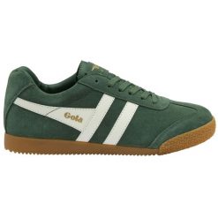 Sneakersy damskie Gola Harrier Suede. Białe obuwie sportowe damskie Gola, bez zapięcia. Za 425.50 zł.