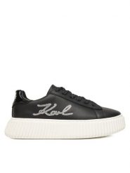 KARL LAGERFELD Sneakersy Z30978 M Czarny. Czarne buty sportowe dziewczęce KARL LAGERFELD, ze skóry, bez zapięcia. Za 439.99 zł.