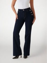 Guess Jeansy W5RA0P D5PW1 Niebieski Regular Fit. Niebieskie jeansy damskie Guess. Za 429.99 zł.