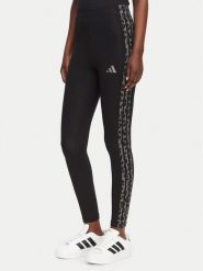 Adidas Legginsy Seasonal Essentials Print 3-Stripes KS7984 Czarny Slim Fit. Czarne legginsy damskie Adidas, l, bez wzorów, z bawełny. Za 149.99 zł.