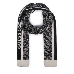 Szalik Guess. Czarne szaliki damskie Guess, z aplikacjami. Za 234.99 zł.