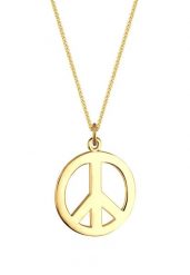 Elli Damski znak pokoju Peace Boho w srebrze próby 925 Sterling Silver Naszyjniki 1 ct. Szare naszyjniki damskie Elli, srebrne. Za 211.64 zł.
