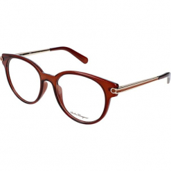 Oprawki "SF2774 33310" w kolorzen brązowym. Brązowe okulary przeciwsłoneczne damskie Carrera, Ferragamo. W wyprzedaży za 249.95 zł.