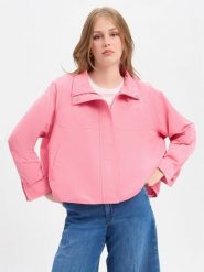 Rino & Pelle Kurtka Kobiety Sztuczne włókno różowy, 38. Czerwone kurtki damskie Rino & Pelle, na wiosnę, bez wzorów, z włókna, bez kaptura. Za 479.95 zł.