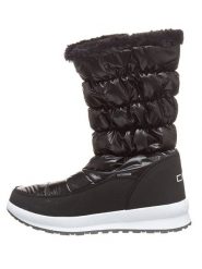 CMP Kozaki zimowe "Hoise" w kolorze czarnym rozmiar: 40. Czarne kozaki damskie CMP, na zimę, z materiału, bez obcasa, bez zapięcia. Za 236.45 zł.