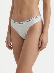 Calvin Klein Underwear Komplet stringów LV00QD5221 Czarny. Czarne komplety bielizny Calvin Klein Underwear, bez wzorów, z bawełny. Za 289.99 zł.