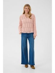 Cream Bluzka w kolorze jasnoróżowym rozmiar: 42. Różowe bluzki damskie Cream, bez wzorów, bez kołnierzyka, bez ramiączek. Za 104.39 zł.