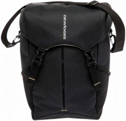 Torba na bagażnik „Sports”, czarna. Czarne torby sportowe NEW LOOXS, bez wzorów, z materiału, małe. Za 347.10 zł.