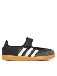 Adidas Baleriny Samba Jane LA1395 Czarny. Czarne baleriny dziewczęce Adidas, bez wzorów, ze skóry, bez obcasa, bez zapięcia. Za 239.99 zł.
