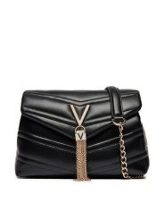 Valentino Torebka Privilege VBS8DN10 Czarny. Czarne torebki wieczorowe damskie Valentino, bez wzorów, ze skóry, bez dodatków. Za 489.99 zł.