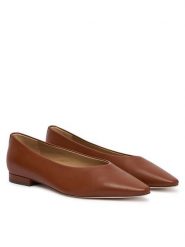 LAUREN RALPH LAUREN Baleriny Audri 802P18411004 Brązowy. Brązowe balerinki damskie Lauren Ralph Lauren, bez wzorów, ze skóry. Za 769.99 zł.