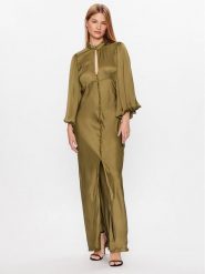 Herskind Sukienka wieczorowa Shila 4832370 Brązowy Regular Fit. Brązowe sukienki damskie Herskind, bez wzorów, z wiskozy, wizytowe, bez ramiączek. Za 1,299.00 zł.
