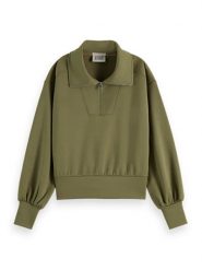 Scotch & Soda Bluza w kolorze khaki rozmiar: L. Brązowe bluzy damskie Scotch & Soda, l, bez wzorów, bez kaptura. Za 175.67 zł.
