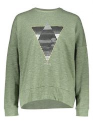 O'Neill Bluza "Varsha Crew" w kolorze zielonym rozmiar: M. Zielone bluzy damskie O'Neill, m, bez wzorów, bez kaptura. Za 135.17 zł.