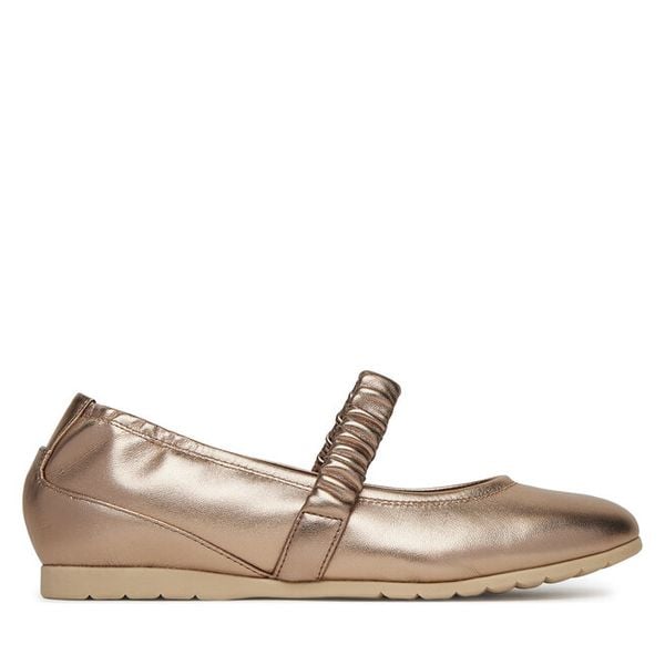 Baleriny Tamaris. Żółte balerinki damskie Tamaris, bez wzorów. Za 239.99 zł.