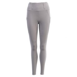 Damskie legginsy jeździeckie z pełną przyczepnością BR Equitation CLX. Szare legginsy damskie BR, s, bez wzorów, z elastanu. Za 383.00 zł.