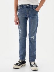 Gap Jeansy 891286-00 Niebieski Slim Fit. Niebieskie jeansy chłopięce GAP, z bawełny. Za 139.99 zł.
