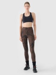 4F Legginsy z wysokim stanem damskie - multikolor M. Legginsy damskie 4F, m, bez wzorów, z dzianiny. W wyprzedaży za 59.99 zł.