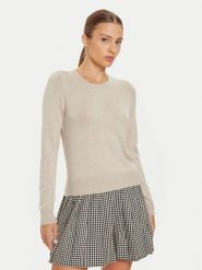 ONLY Sweter Venice 15333989 Écru Regular Fit. Swetry klasyczne damskie Only, s, z wiskozy, bez kołnierzyka. Za 79.99 zł.