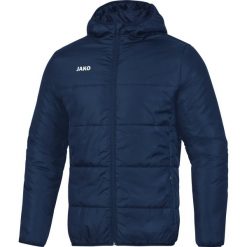 Kurtka puchowa Jako Stepp Basic. Niebieskie kurtki damskie JAKO, s, bez wzorów, z materiału, z kapturem. Za 250.70 zł.