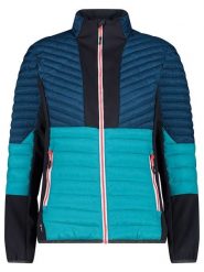 CMP Kurtka hybrydowa w kolorze turkusowo-morskim rozmiar: 40. Niebieskie kurtki sportowe damskie CMP, s, bez wzorów, z materiału, bez kaptura. Za 303.95 zł.