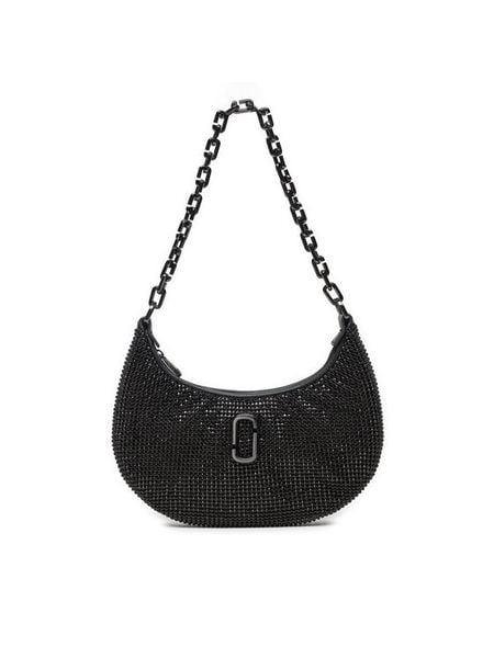 Marc Jacobs Torebka 2R3HSH056H01 Czarny. Czarne torebki wieczorowe damskie Marc Jacobs, bez wzorów, z syntetyku, bez dodatków. Za 2,259.00 zł.