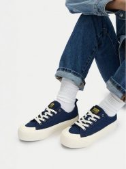 G-Star Raw Trampki CEO-GST01 Granatowy. Niebieskie trampki damskie G-Star, bez wzorów, z materiału, bez zapięcia. Za 143.99 zł.