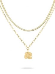 Tamaris Naszyjnik z zawieszką - dł. 47 cm rozmiar: onesize. Żółte naszyjniki damskie Tamaris, ze stali. Za 130.99 zł.