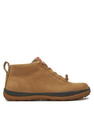 Camper Botki Peu Pista GORE-TEX K400481-021 Brązowy. Brązowe botki damskie Camper, z gore-texu, bez obcasa, na płaskiej podeszwie, bez zapięcia. Za 849.99 zł.