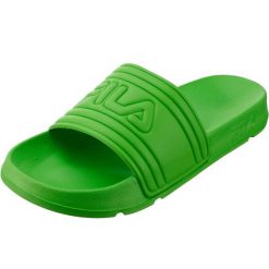 Klapki basenowe damskie Fila Morro Bay sportowe. Zielone klapki damskie Fila, bez wzorów, bez obcasa, bez zapięcia. Za 114.00 zł.