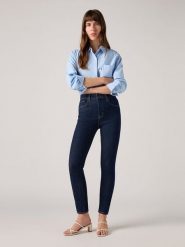 Levi's Dżinsy - Skinny fit - w kolorze granatowym rozmiar: W26/L32. Niebieskie jeansy damskie Levi's, z podwyższonym stanem. Za 214.70 zł.
